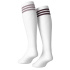 Chaussettes adidas Knee 2P Blanc/Bordeaux/Blanc/Brun