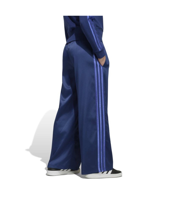 Calça adidas Jg Satin Azul Escuro