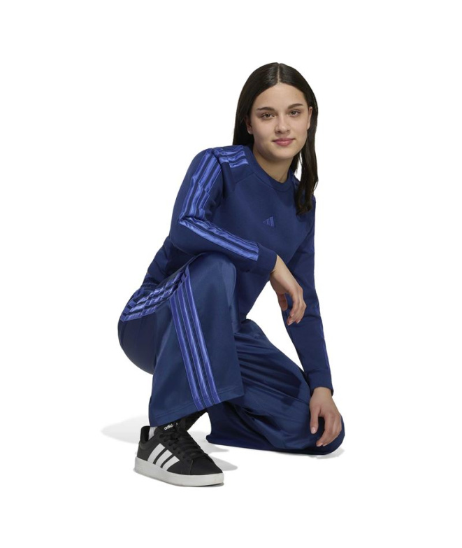 Calça adidas Jg Satin Azul Escuro