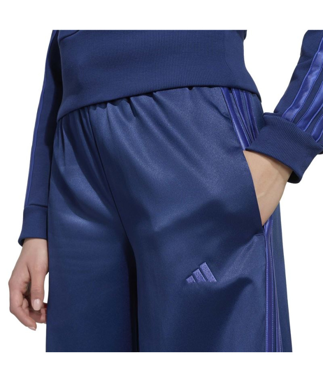 Calça adidas Jg Satin Azul Escuro