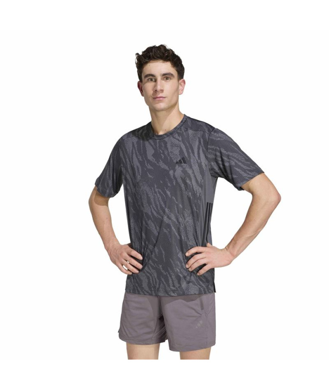 Camiseta Homem adidas Techess Fitness cinza