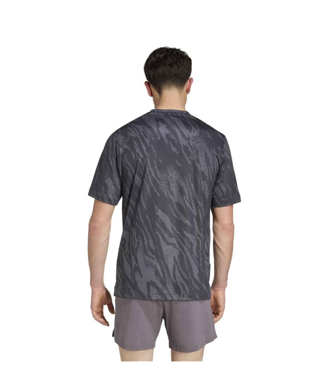 Camiseta Homem adidas Techess Fitness cinza