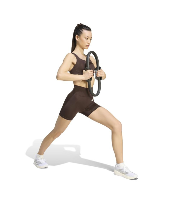 Malhas Fitness adidas Opt Ess L marrom