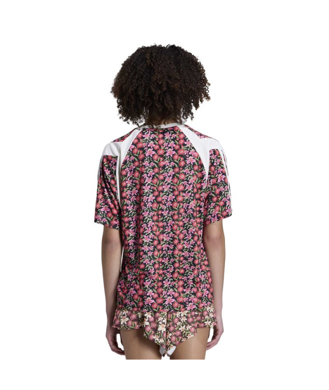 Camiseta adidas Farm Preta/Preta/Multicolorida