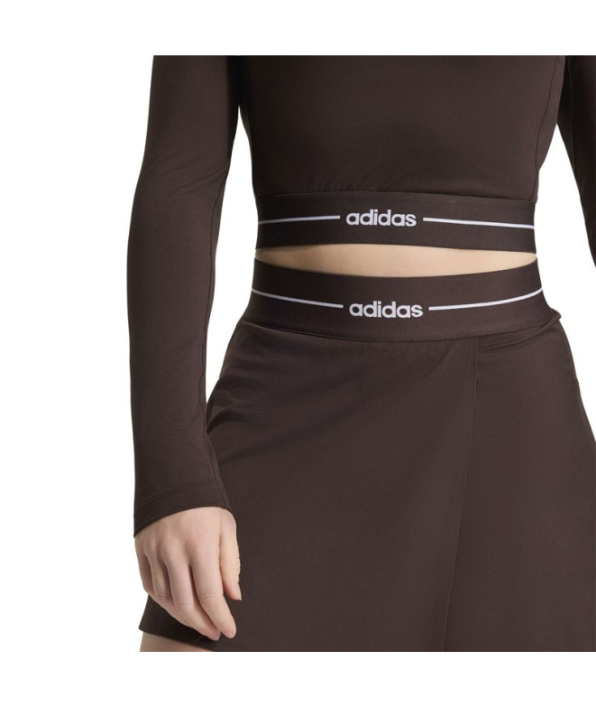 T-shirt Fitness adidas Q1 Hyg Ls Femme Caau
