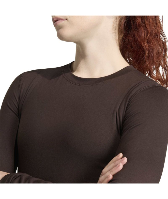 T-shirt Fitness adidas Q1 Hyg Ls Femme Caau