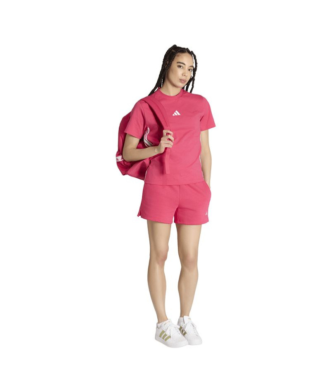 T-shirt rose adidas W 3 Stripes Sj T