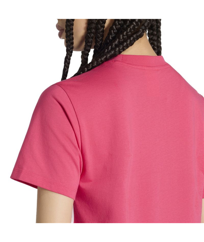 T-shirt rose adidas W 3 Stripes Sj T