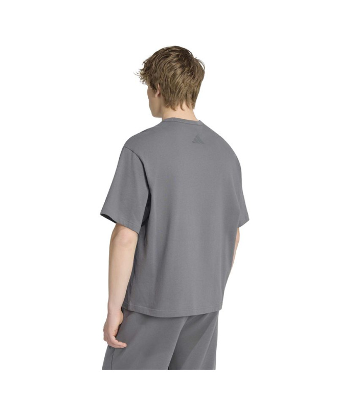 T-shirt gris adidas M Sl Gfx T