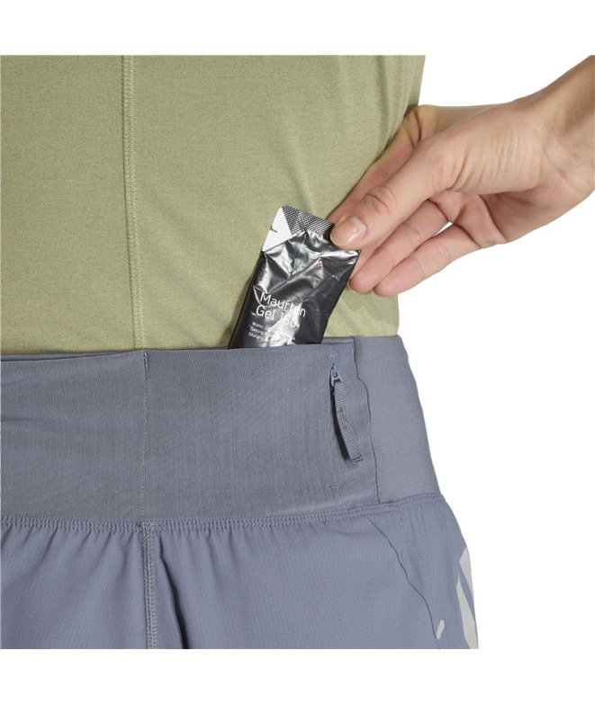 Calça Running adidas Adi369 W Onix/Refsil