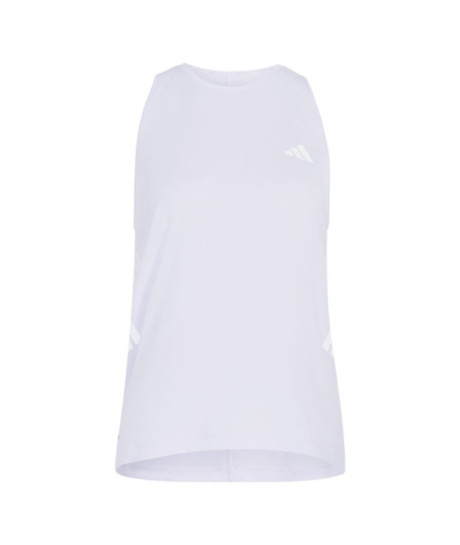 Top de Running adidas Iconictnk W Morcon/Blanco