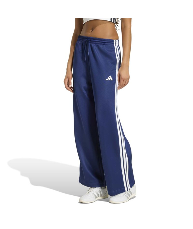 Pantalons adidas W Stadium Tp bleu foncé