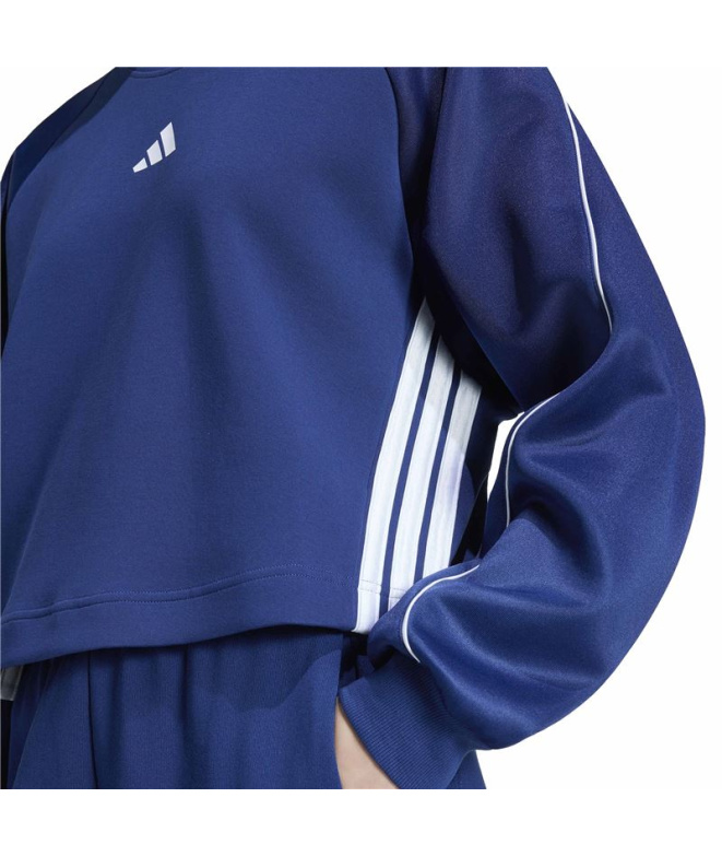 Sudadera adidas W Stadium Swt Azul Oscuro