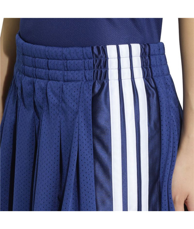 Saia Adidas Stadium 2 em 1 Mulher , Azul Escuro