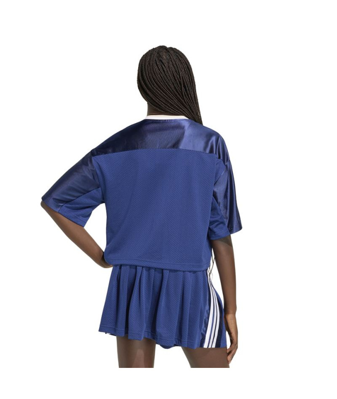 Chemise Adidas Stadium Mesh Femme , bleu foncé