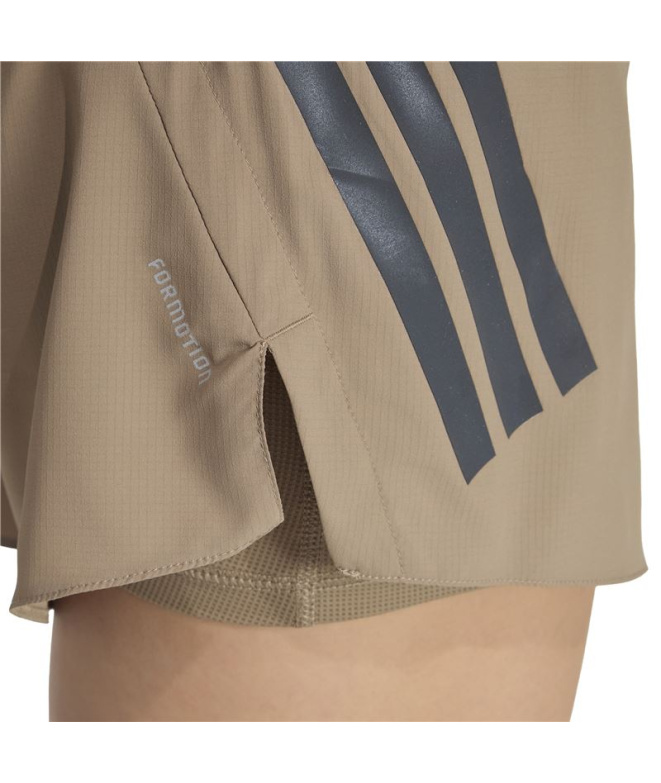 Pantalons Running Adidas Formotion Femme kaki/noir