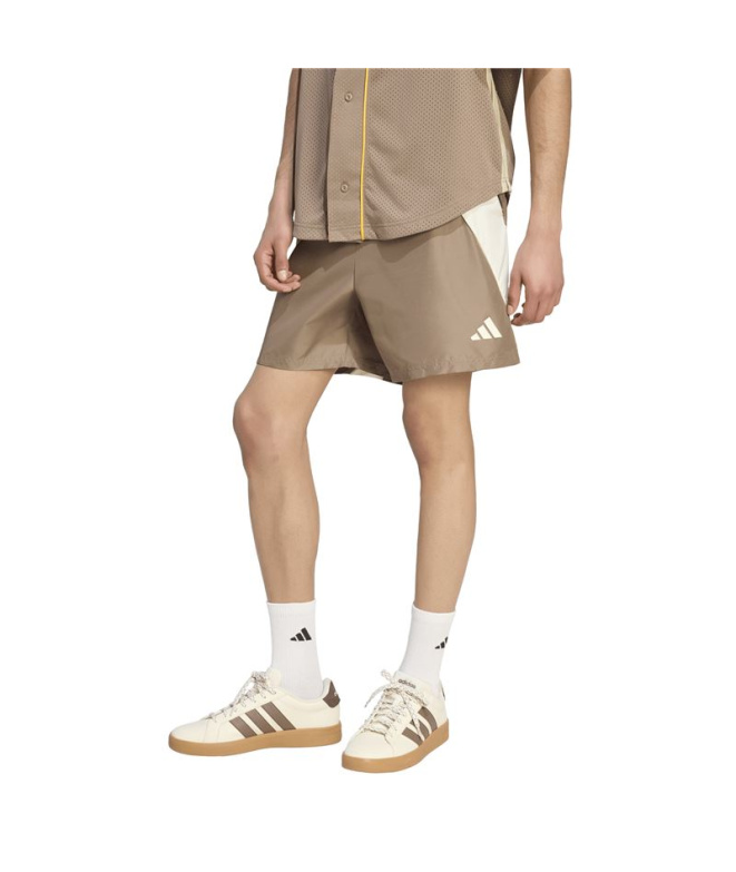 Pantalons kaki Adidas Stadium Homme