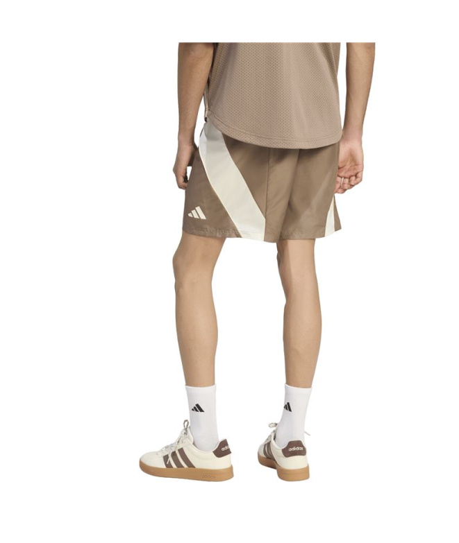 Calça cáqui Homem Adidas Stadium
