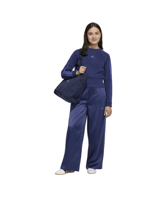 Sweat-shirt Sweat Adidas Femme , bleu foncé