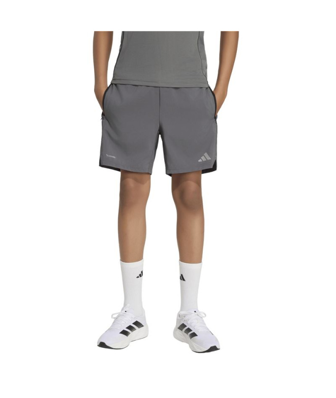 Calça Fitness Homem Adidas Tech cinza