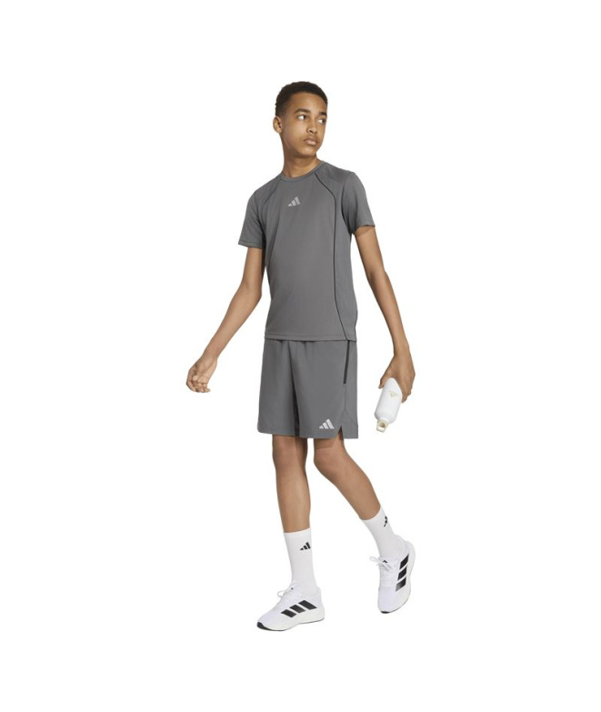 Pantalons Fitness Adidas Tech Homme gris