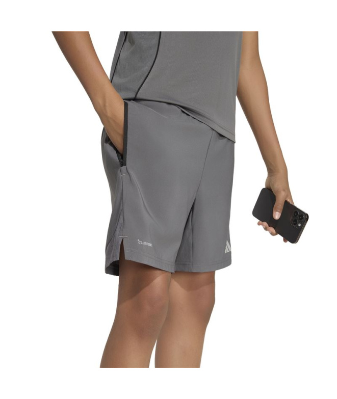 Calça Fitness Homem Adidas Tech cinza