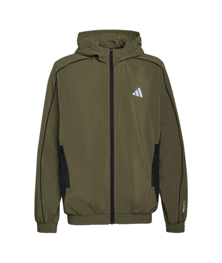 Chaqueta de Fitness adidas J Tech App Tt Estoli/Negro/Refsil