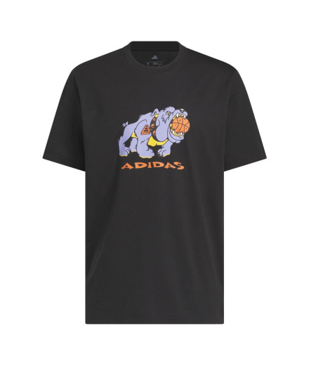 T-shirt Basket-ball noir adidas Dawg In Em T