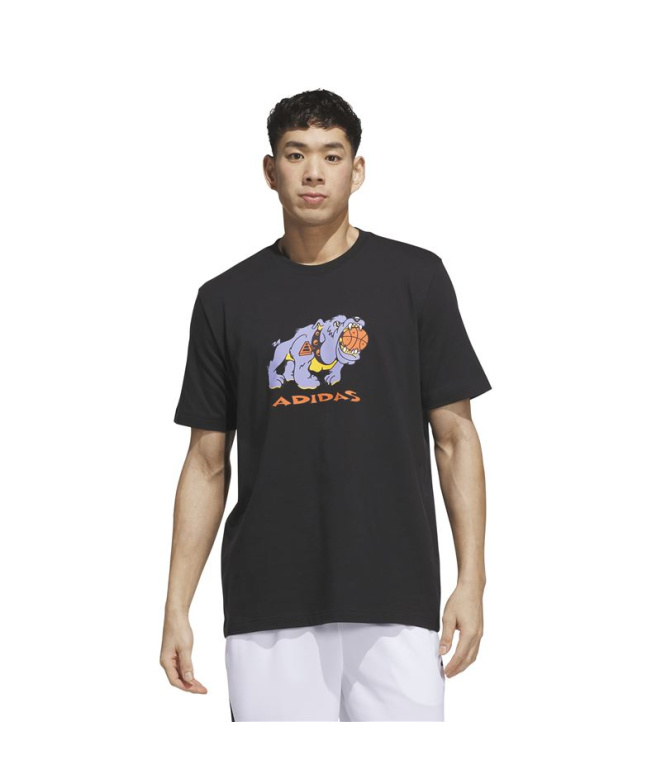 Camiseta Basquetebol preta adidas Dawg In Em T