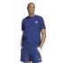 T-shirt bleu Adidas Stadium Collegiate Homme