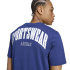 T-shirt bleu Adidas Stadium Collegiate Homme