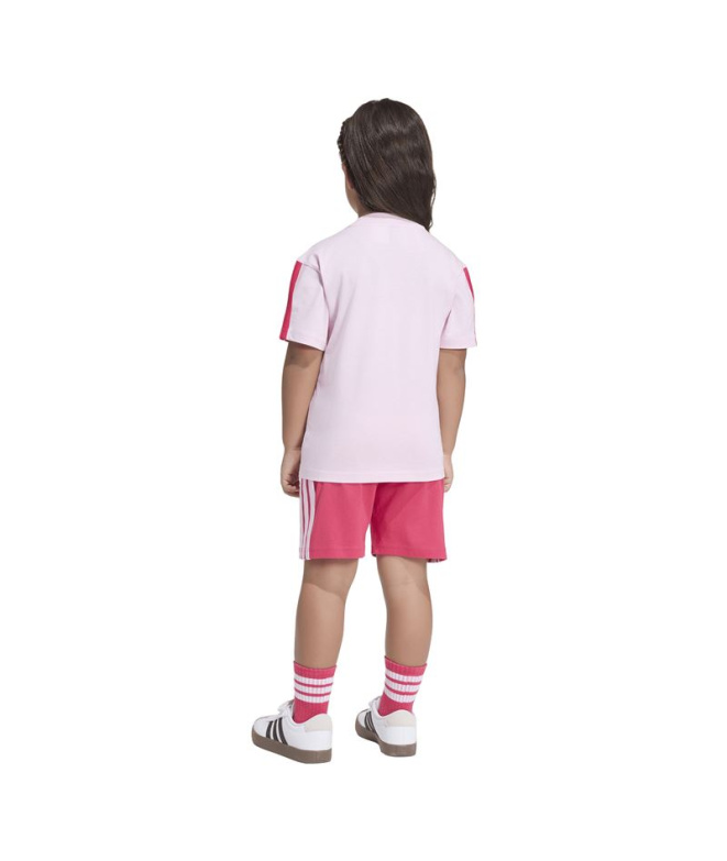 Set Adidas Essentials rose Enfant