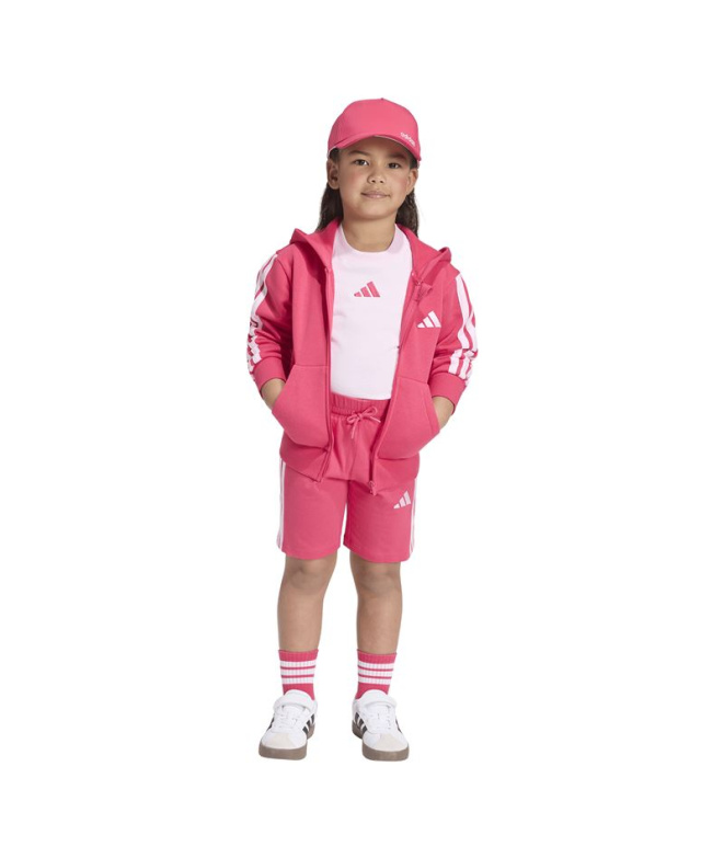 Set Adidas Essentials rose Enfant