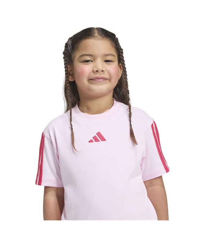 Set Adidas Essentials rose Enfant