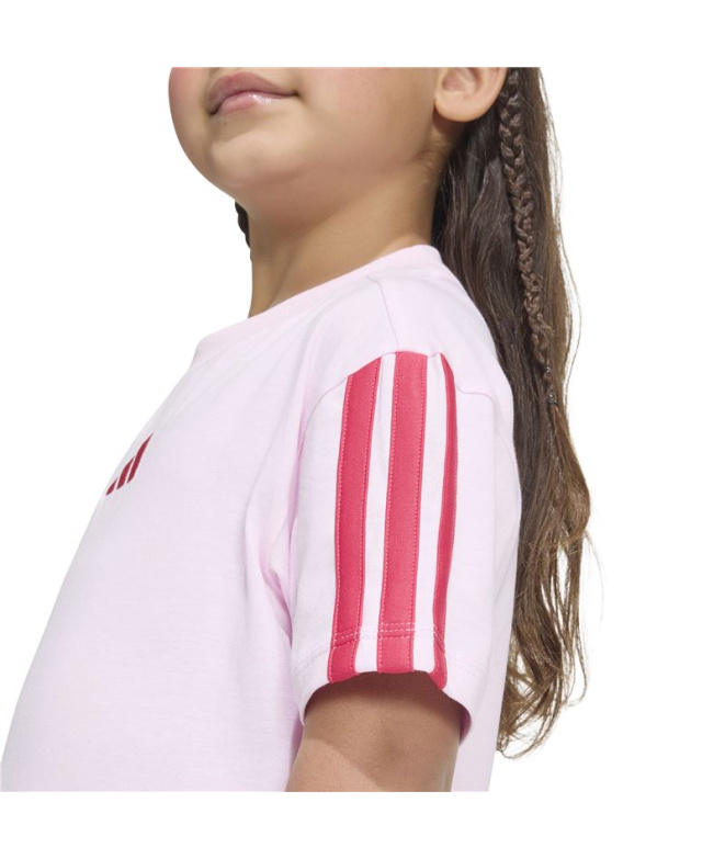 Set Adidas Essentials rose Enfant