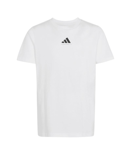 Camiseta Futebol branca Homem Adidas Category Graphic