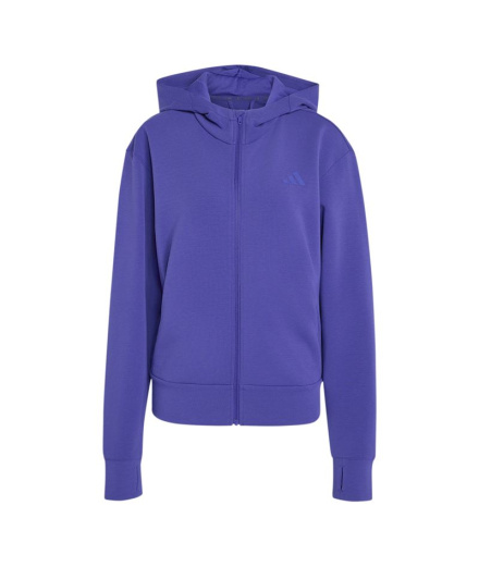 Sudadera de Fitness Adidas D4T Fz Púrpura puro