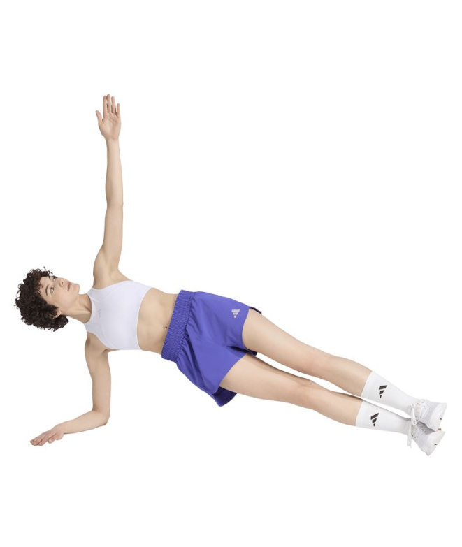 Pantalons Fitness Adidas Racer Pacer Femme violet