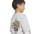 Camiseta Infantil Adidas Pixar Toy Story cinza/branca