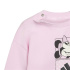 Conjunto Infantil Disney Minnie Mouse rosa/branco
