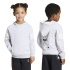 Moletom Infantil Adidas Disney Mickey Mouse cinza/branco