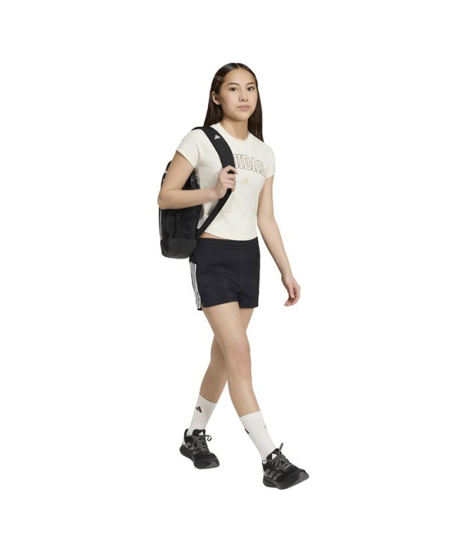 T-shirt Fitness adidas Collegiate Femme blanc