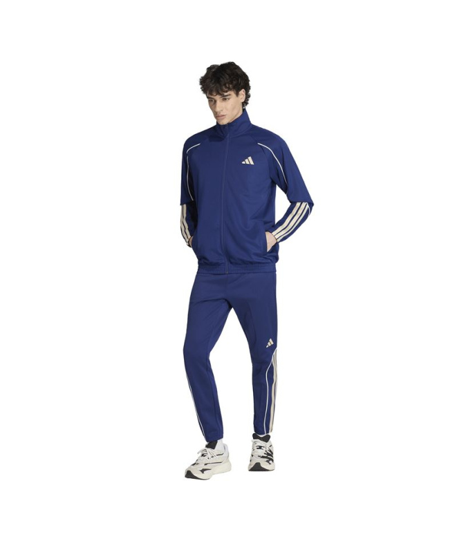 Fato de treino adidas M 3 Stripes Stadium azul...