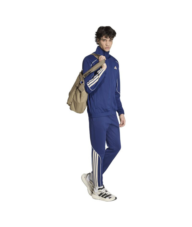Survêtement adidas M 3 Stripes Stadium bleu foncé