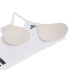 Sujetador deportivo de Fitness adidas Opt Ess 3 Bandas Ls Blanco/Negro