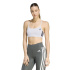 Brassiere de sport adidas Opt Ess 3 Bands LS Fitness Blanc/Noir
