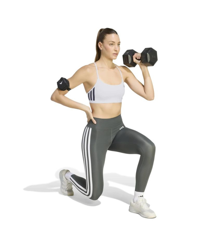 Brassiere de sport adidas Opt Ess 3 Bands LS...