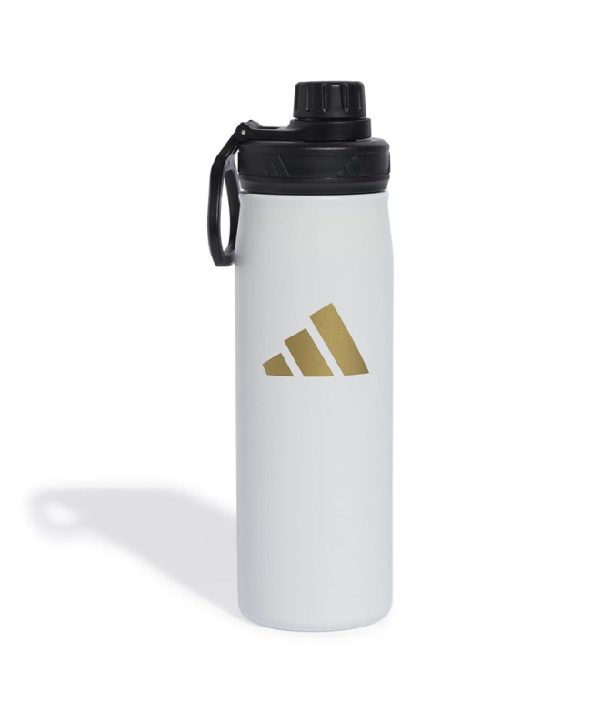 Garrafa Fitness adidas Met Scr 0.6 branca/preta