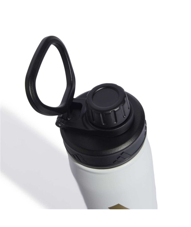 Garrafa Fitness adidas Met Scr 0.6 branca/preta