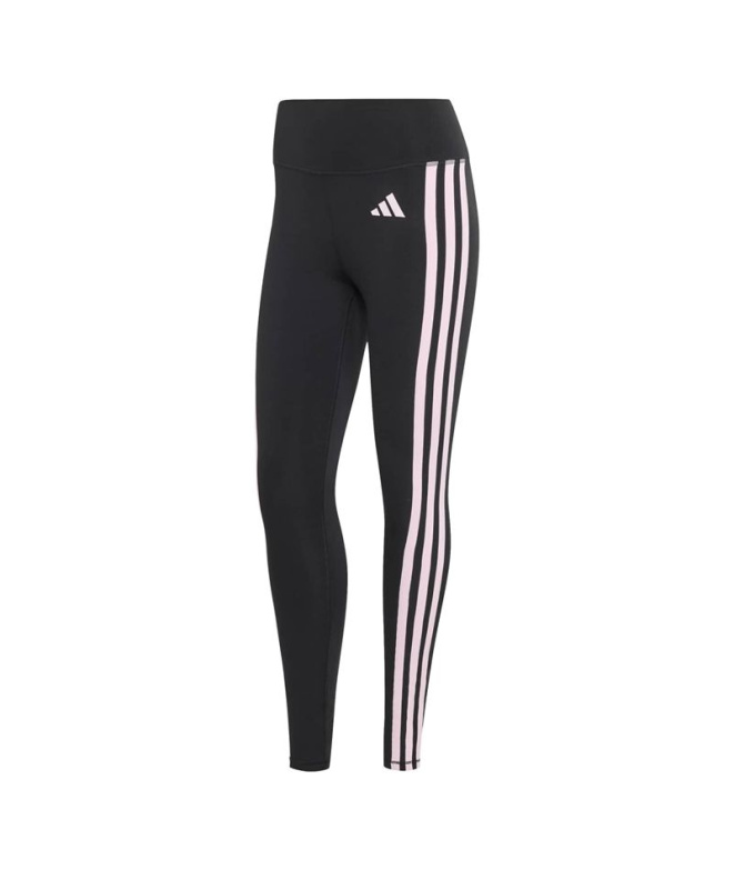 Collants Fitness adidas Opt Ess à 3 bandes, noirs